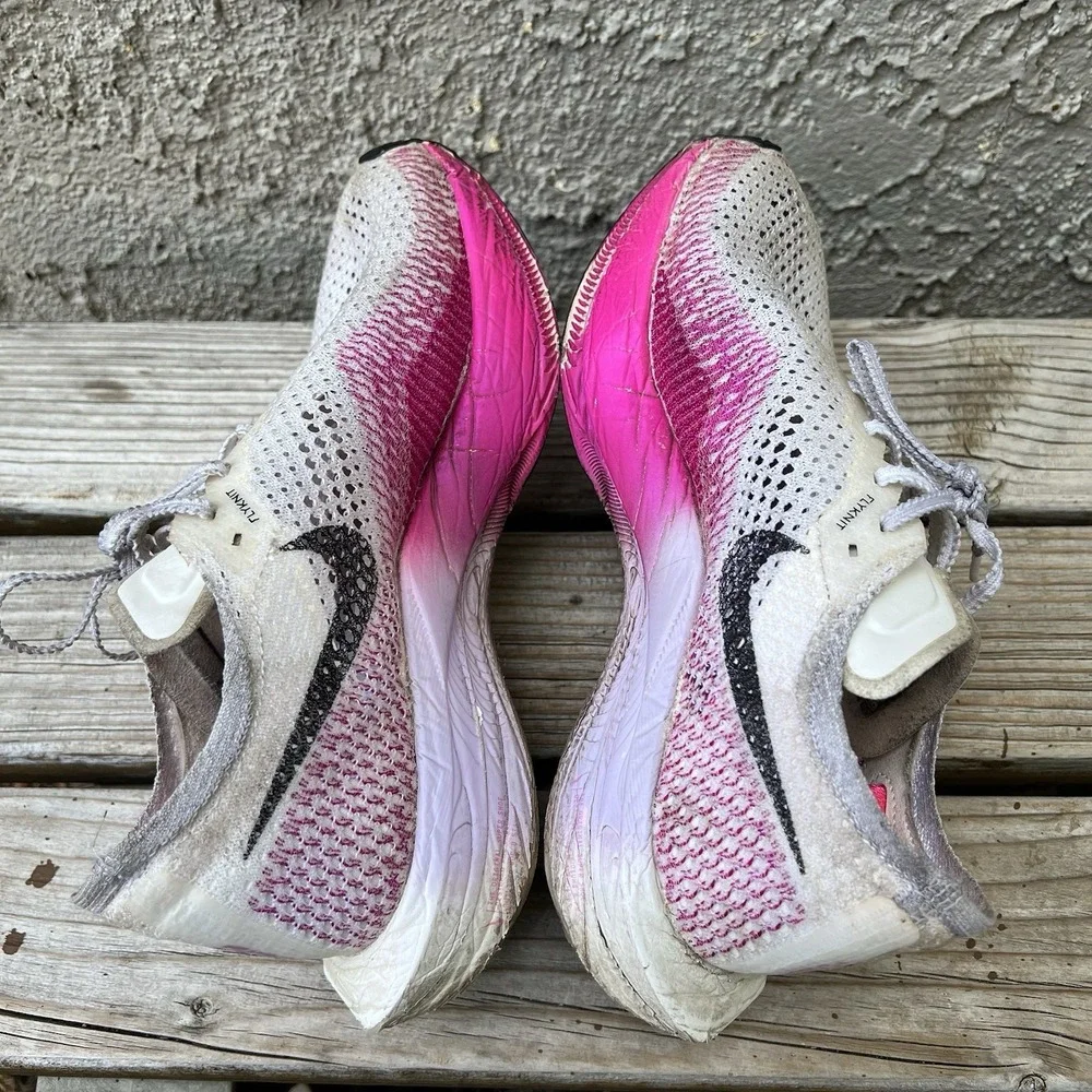 Nike Shoes Women Size 8 ZoomX Vaporfly Next% 3 White Vivid Purple